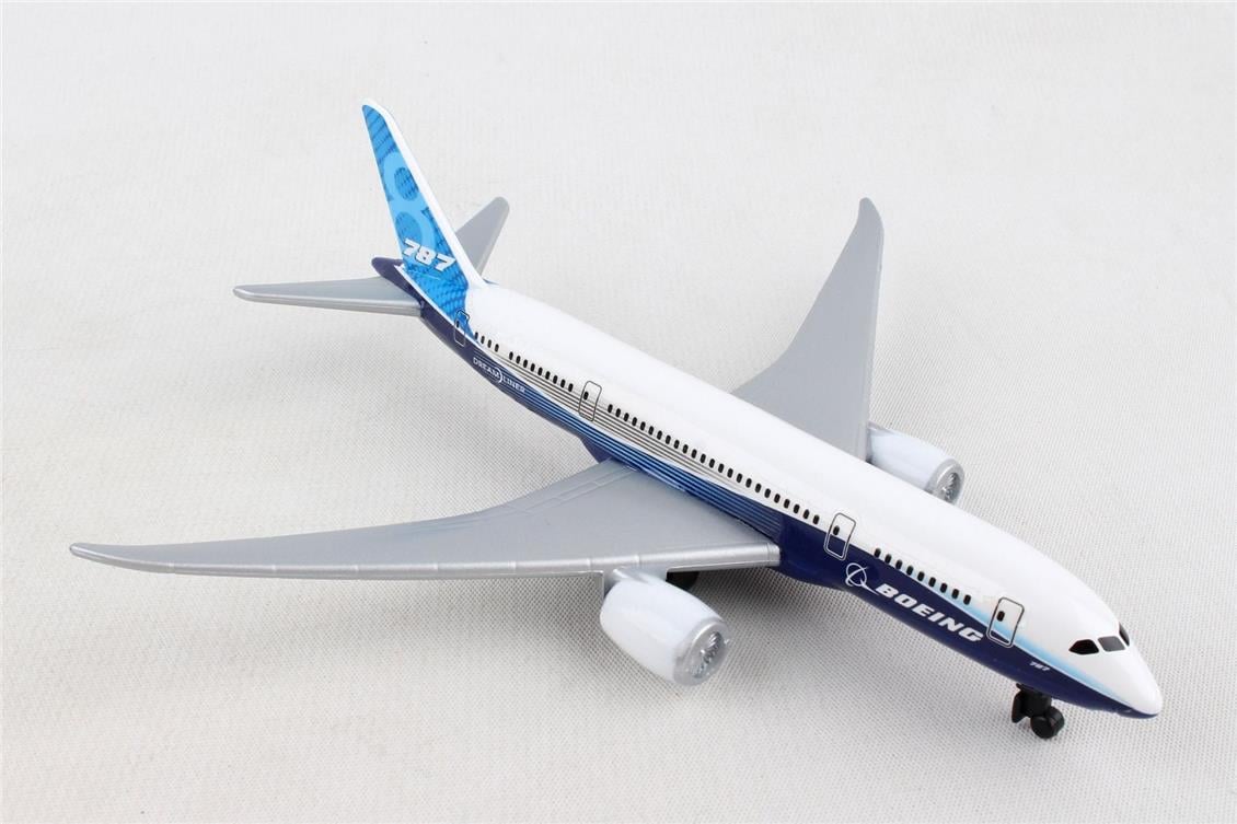 Daron 86RT-7474 Boeing B787, 12,5 cm. Metal Gövde, Plastik Kanatlar, Sergilemeye Hazır Model Yolcu Uçağı