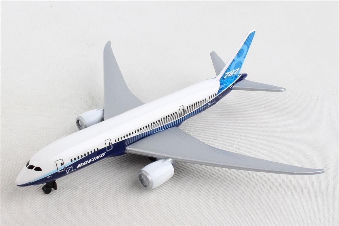 Daron 86RT-7474 Boeing B787, 12,5 cm. Metal Gövde, Plastik Kanatlar, Sergilemeye Hazır Model Yolcu Uçağı