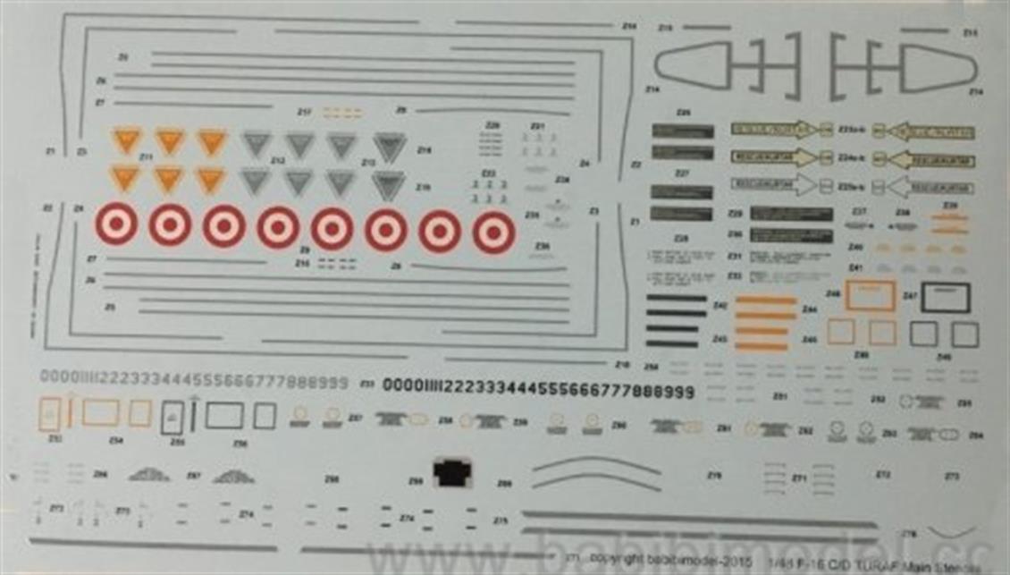 DBT01014 1/48 F-16 C TİGERMEET 2006