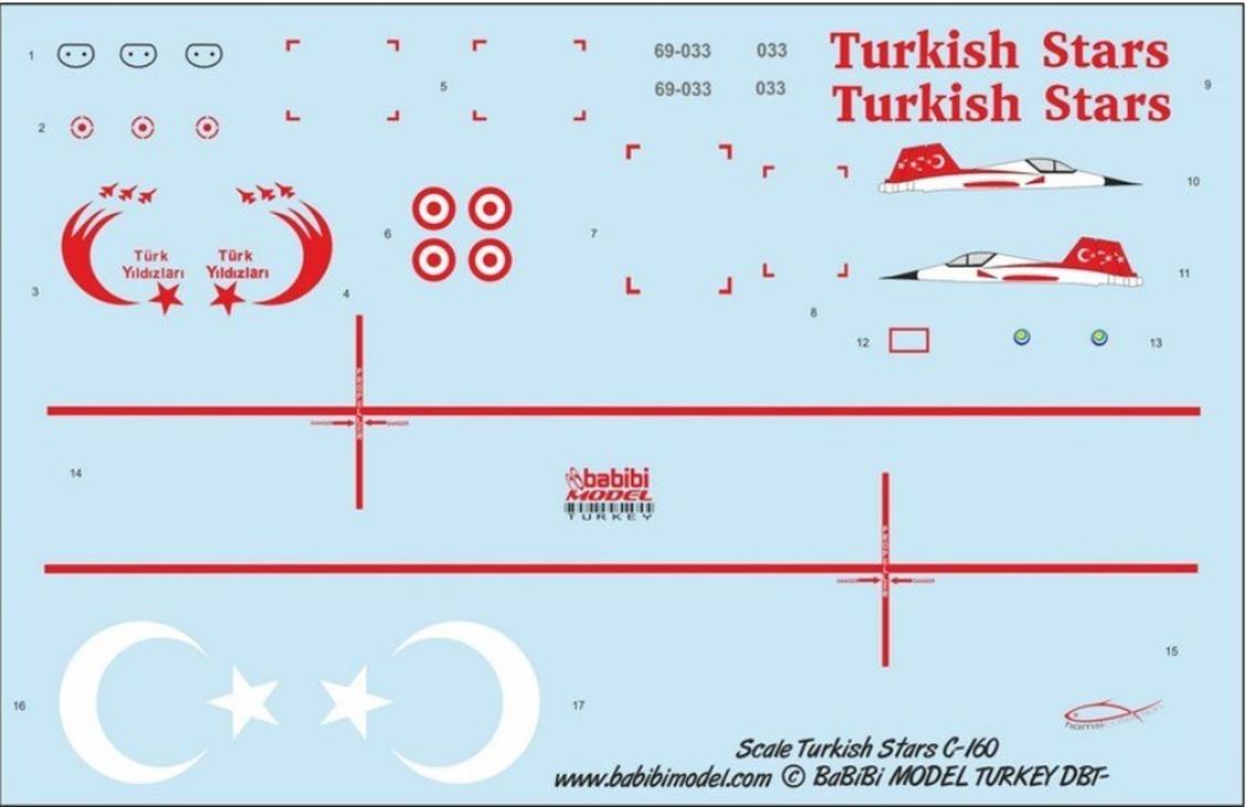 DBT01021 1/72 Transall C-160D Türk Yıldızları deca