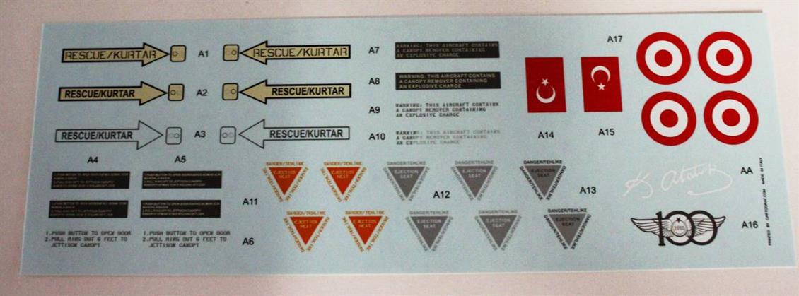 DBT01089 1/32 TURAF F-16 C/D 182. ATMACA FİLO