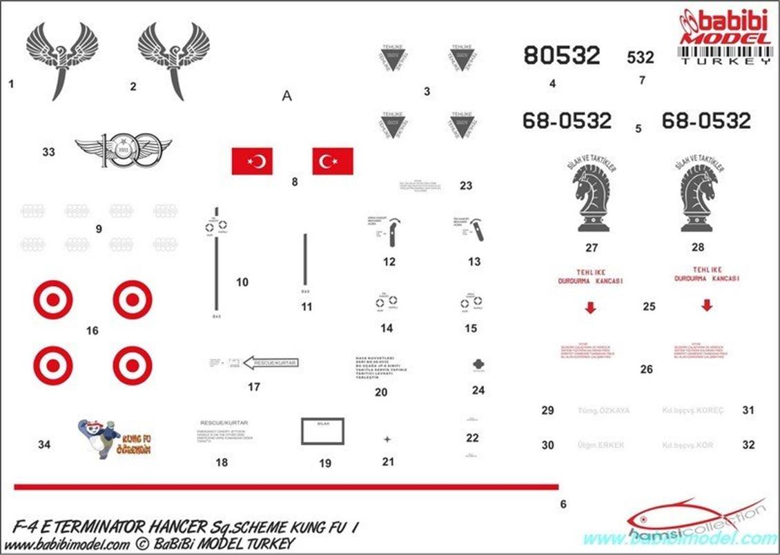 DBT01239 1/48 F-4 HANÇER KUNG FU