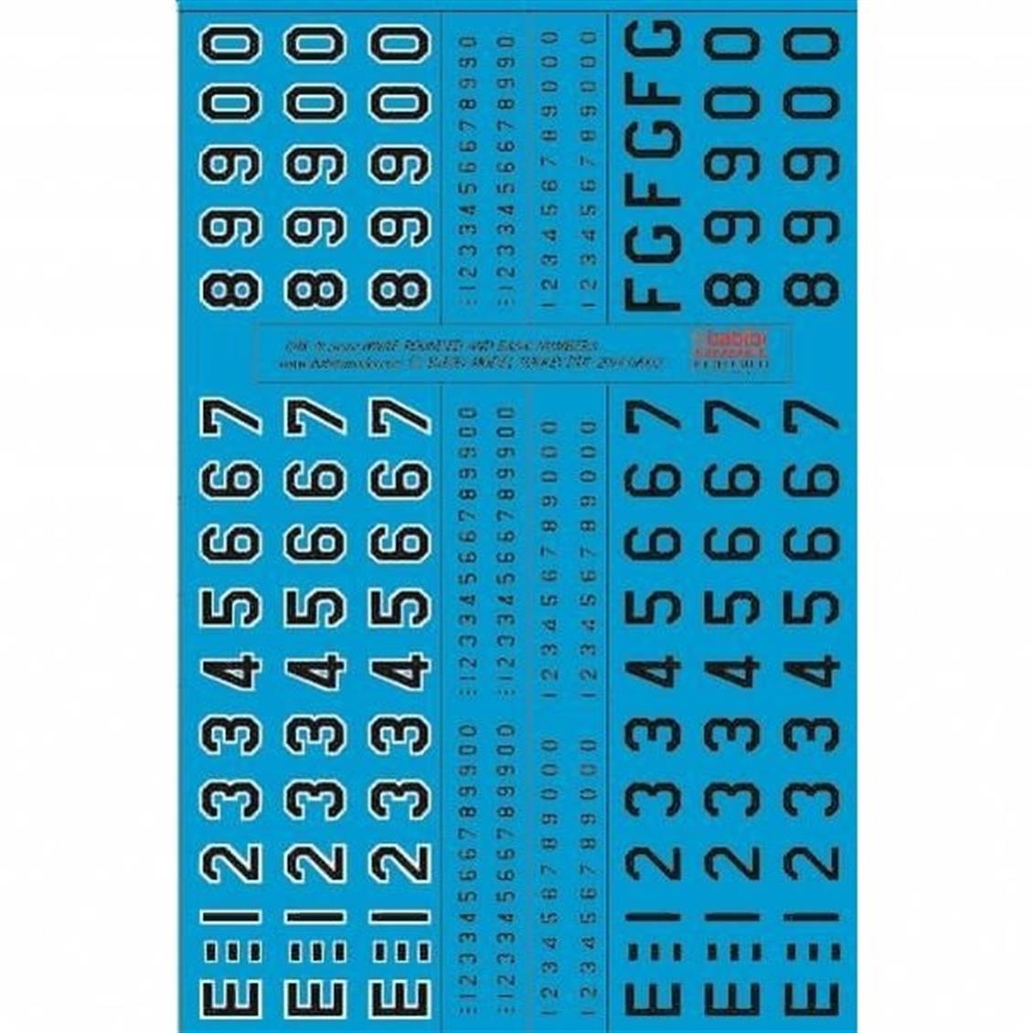 DDT01003 1/48 TÜRK HAVA KUVVETLERİ RAKAM SETİ