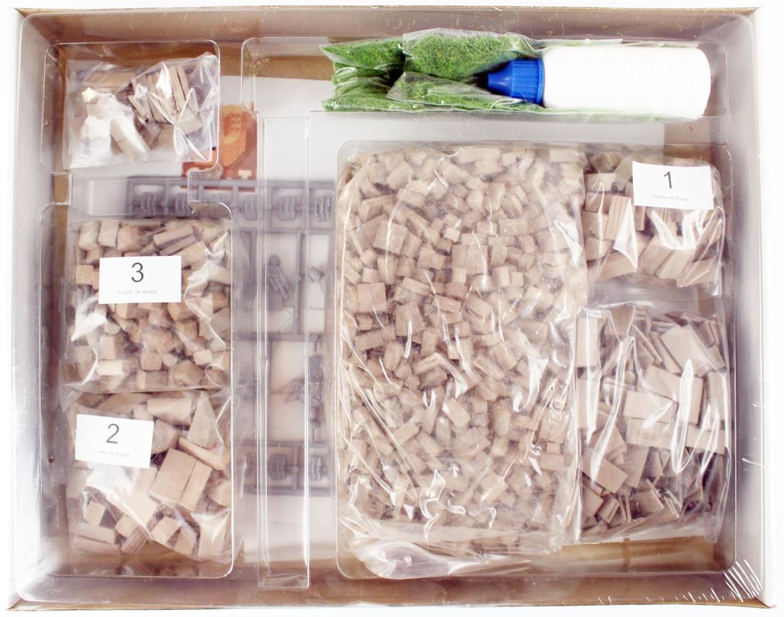 Domenech 3629 Madrid Alcala Kapısı, 36x28x6 Cm. Demonte Taş Maketi