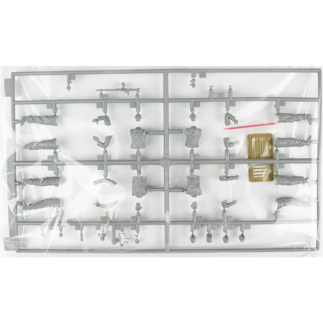 Dragon 6191 1/35 Scale, (Achtung-Jabo!) Tank Crew (France 1944) Soldier Figures Plastic Model Kit