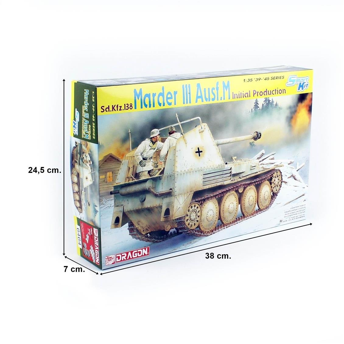 Dragon 6464 1/35 Ölçek, Sd.Kfz.138 Marder III Ausf.M, (İlk Üretim) Tankı  Plastik Model Kiti