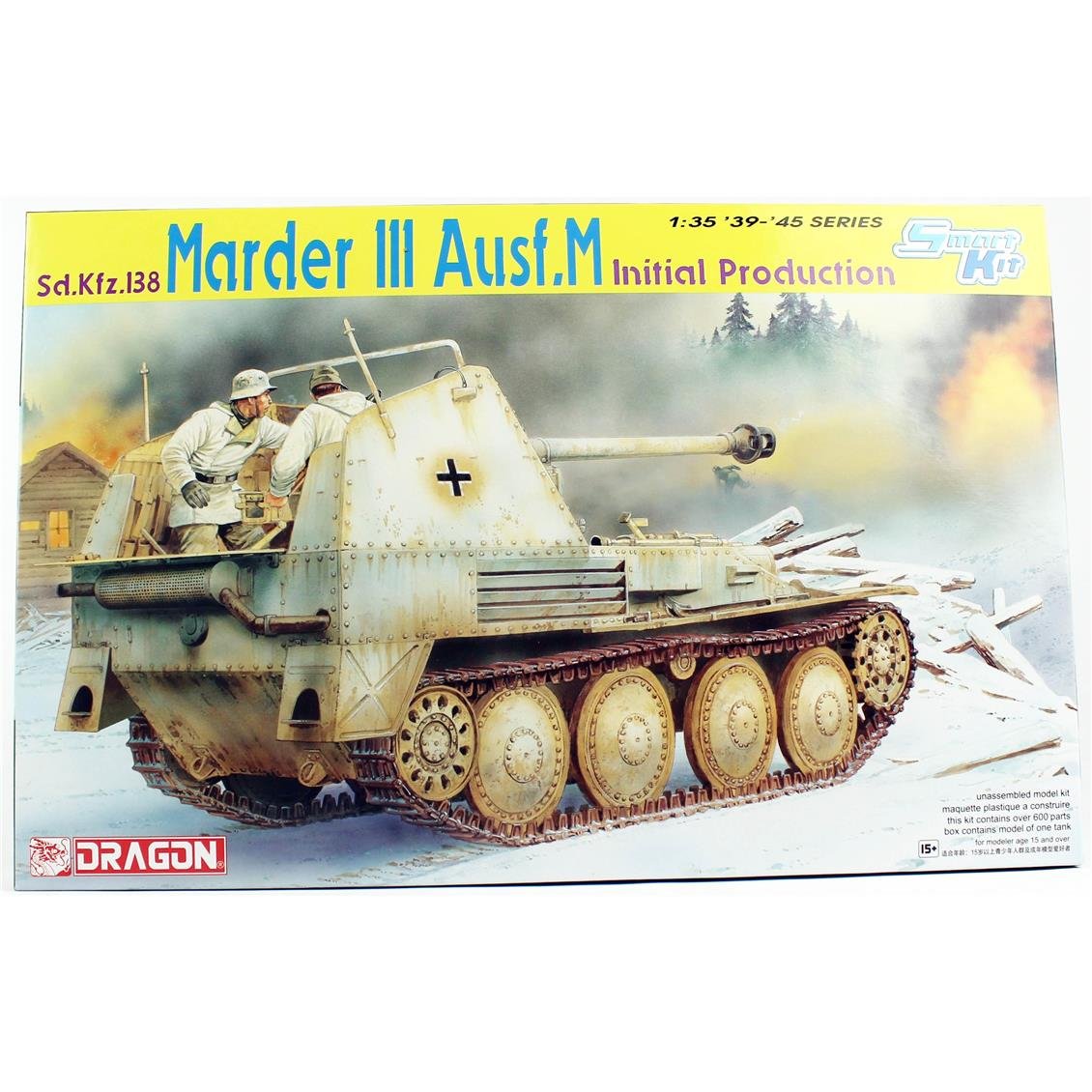 Dragon 6464 1/35 Ölçek, Sd.Kfz.138 Marder III Ausf.M, (İlk Üretim) Tankı  Plastik Model Kiti