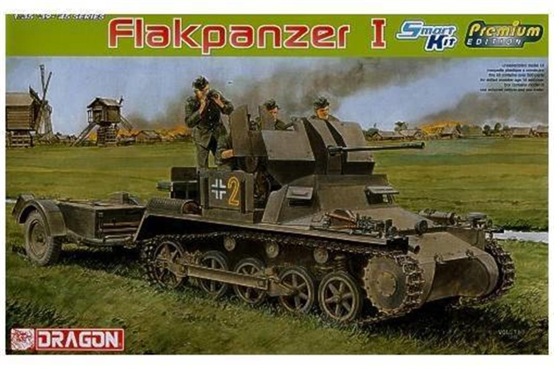 Dragon 6577 1/35 Flakpanzer I Uçaksavar Demonte Plastik Maketi
