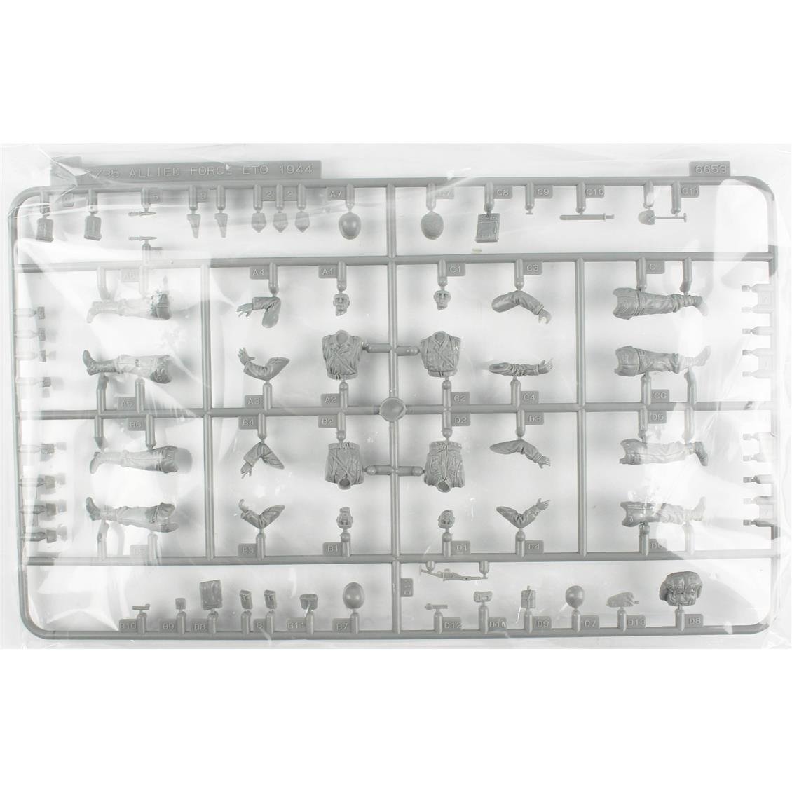 Dragon 6653 1/35 Scale, Allied Forces (ETO 1944) Soldier Figures Plastic Model Kit