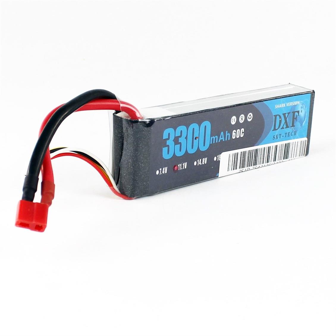 DXF Power 11.1V 3S 3300mAh 60C Hardcase Lipo Batarya