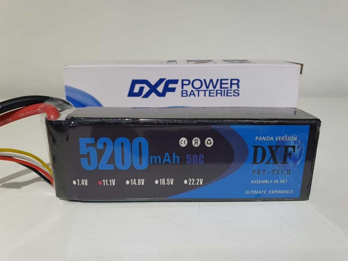 DXF Power 11.1V 5200mAh 50C 3S Softcase LiPo Batarya