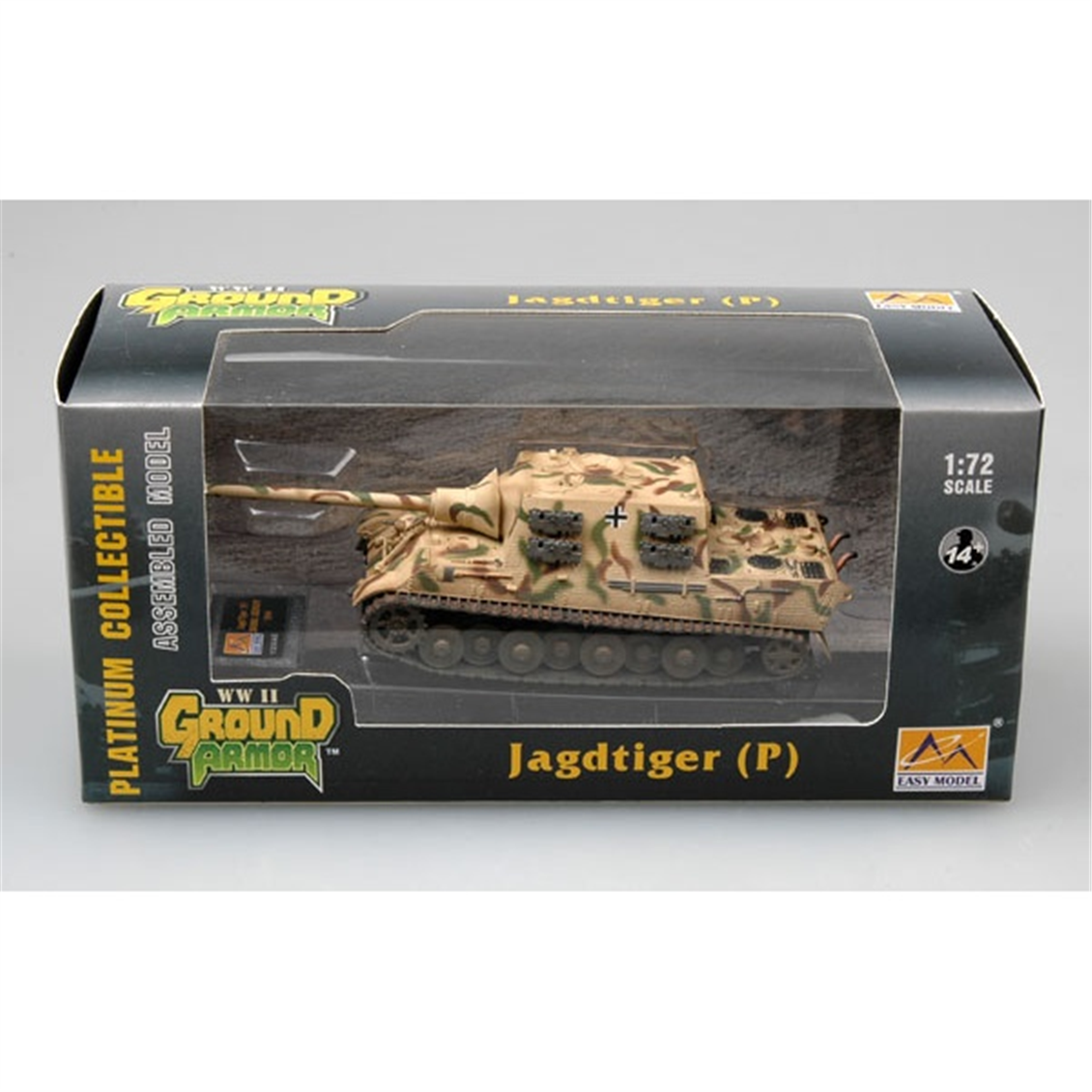 Easy Hobby 36114 1/72 Ölçek, Jagd Tiger (Porsche) 305001 Germany 1944 Tankı, Sergilemeye Hazır Plastik Model