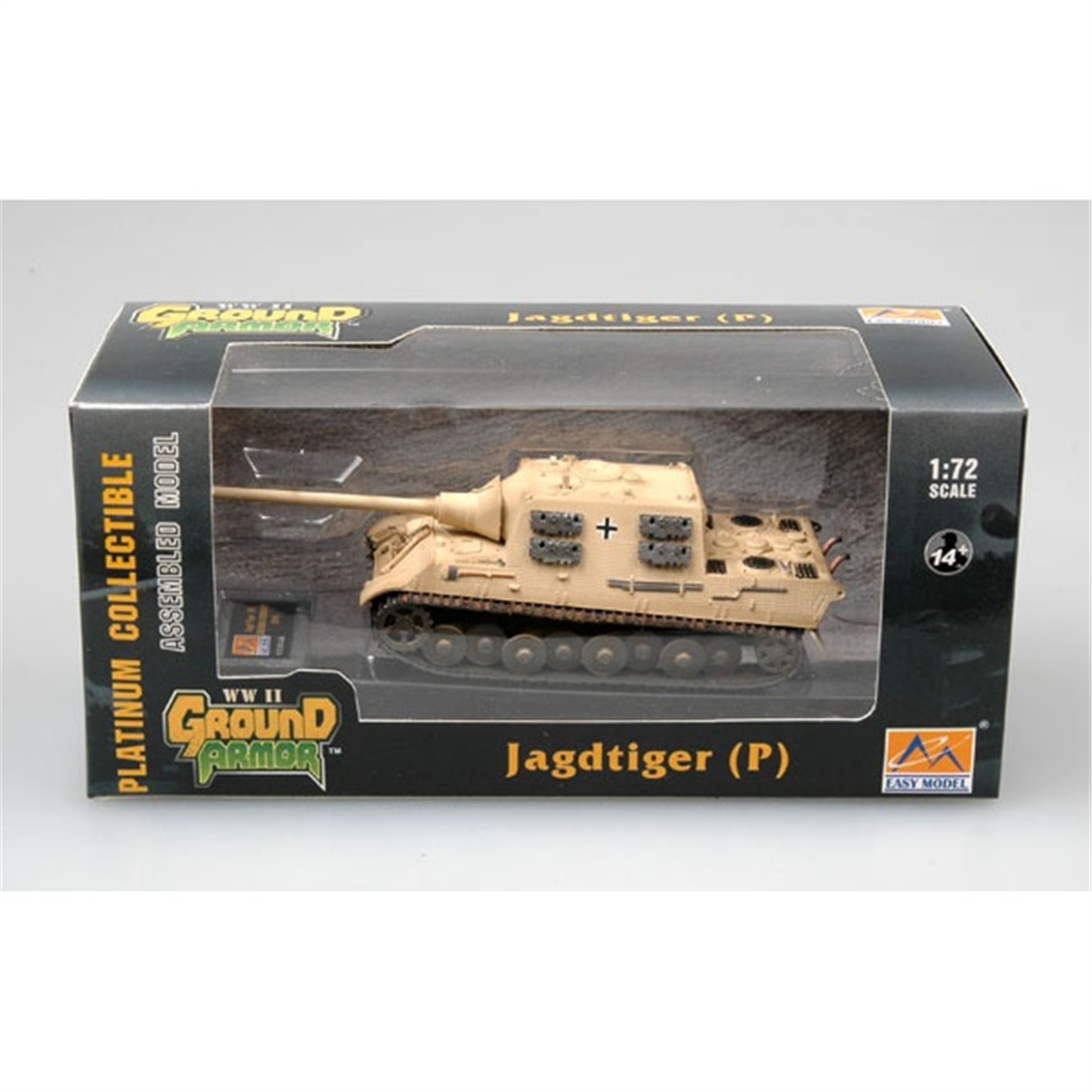 Easy Hobby 36116 1/72 Ölçek, Jagd Tiger (Porsche) 305009 Germany 1944 Tankı, Sergilemeye Hazır Plastik Model
