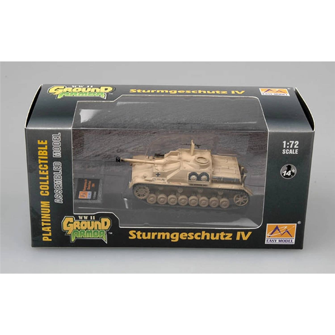 Easy Hobby 36131 1/72 Ölçek, Sturmgeschutz IV Eastern Front 1944 Tankı, Sergilemeye Hazır Plastik Model