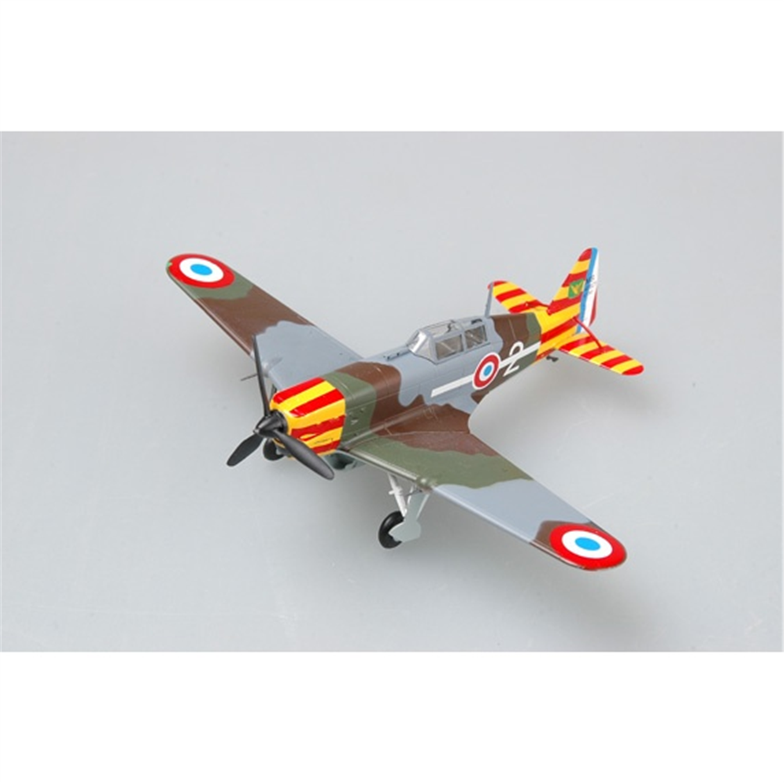 Easy Hobby 36329 1/72 Ölçek, MS.406-Vichy Air Force 2 Escadrille Savaş Uçağı, Sergilemeye Hazır Plastik Model