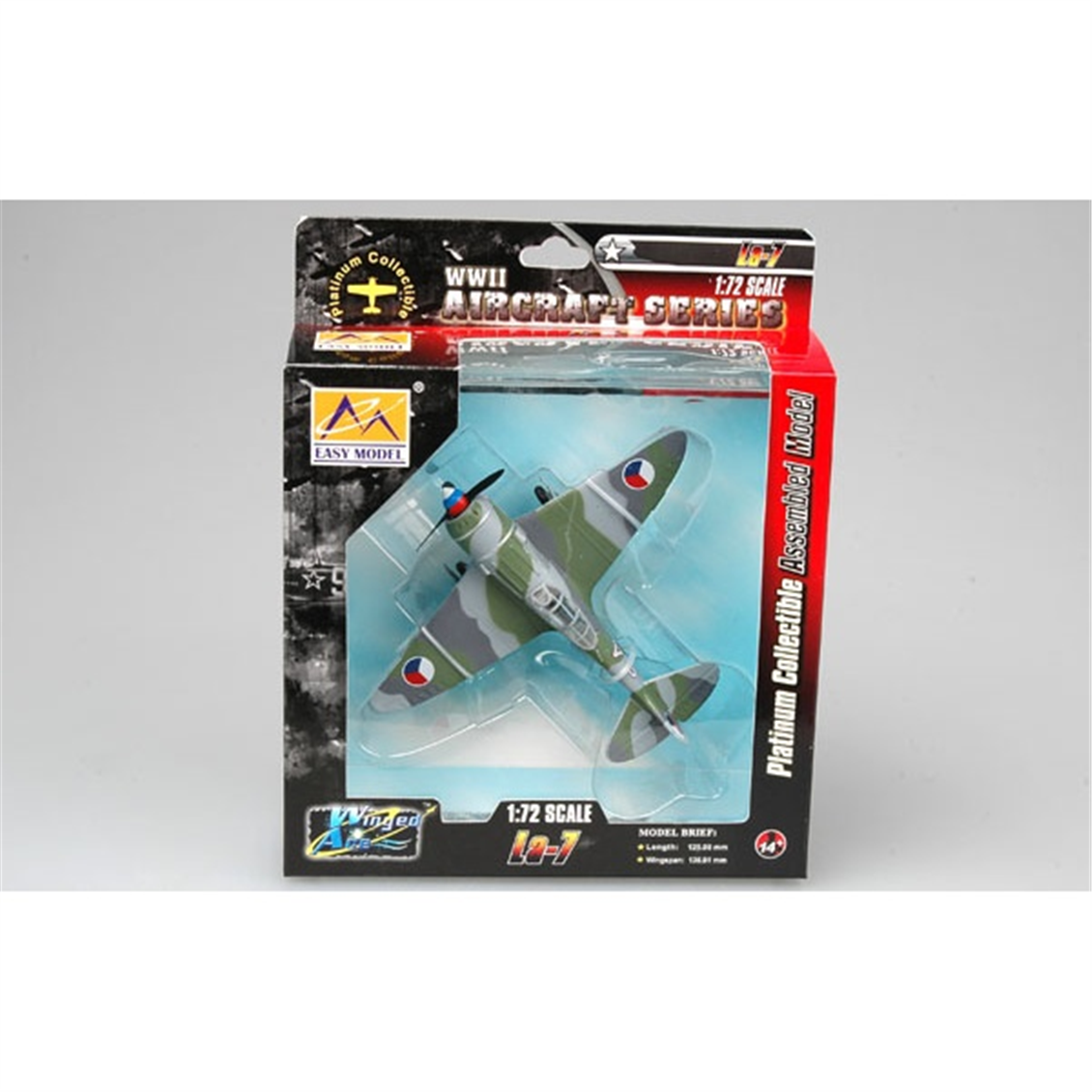 Easy Hobby 36330 1/72 Ölçek, La-7 (White 64) Czech Air Force Savaş Uçağı, Sergilemeye Hazır Plastik Model