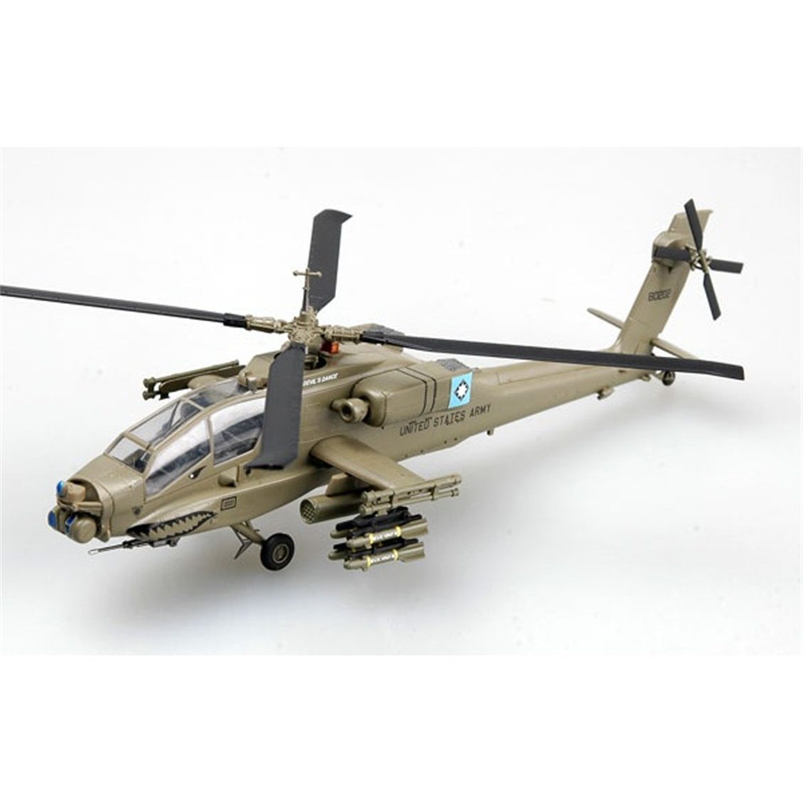 Easy Hobby 37029 1/72 Ölçek, AH-64A 88-0202 DEVILS DANCE of C Company,1-229 ATKHB,XVIII Airbo Askeri Helikopter, Sergilemeye Ha