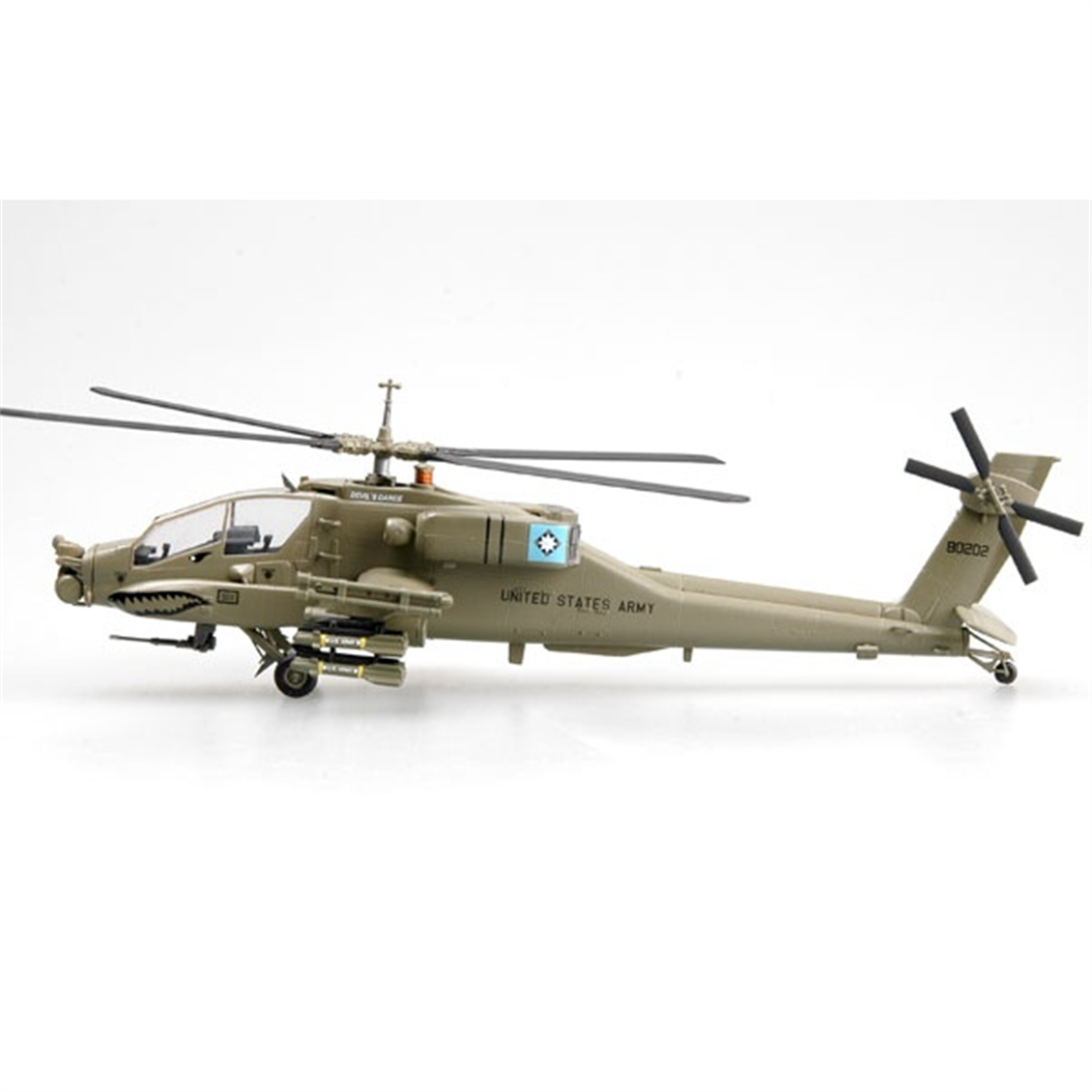 Easy Hobby 37029 1/72 Ölçek, AH-64A 88-0202 DEVILS DANCE of C Company,1-229 ATKHB,XVIII Airbo Askeri Helikopter, Sergilemeye Ha