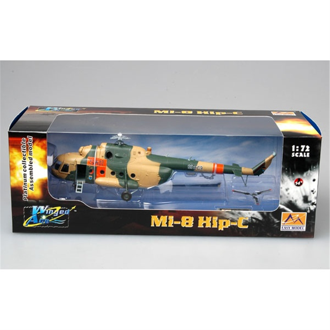 Easy Hobby 37044 1/72 Ölçek, German Army Rescue Group Mi-8T No93+09 Askeri Helikopter, Sergilemeye Hazır Plastik Model