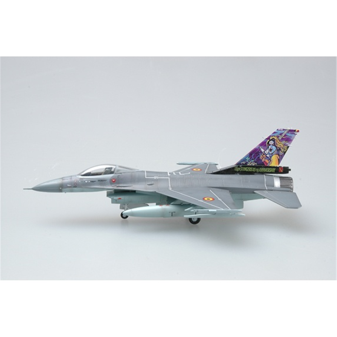 Easy Hobby 37128 1/72 Ölçek, F-16A MLU BAF 1st Sqd Belgium 2003 Savaş Uçağı, Sergilemeye Hazır Plastik Model