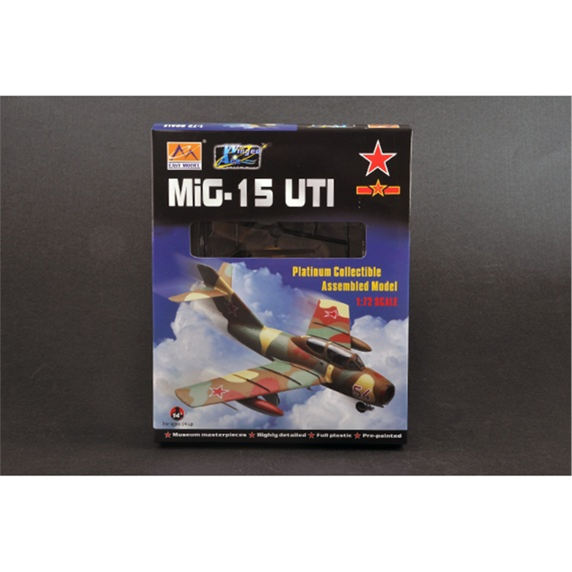 Easy Hobby 37136 1/72 Ölçek, Iraqi Air Force Mig-15UTI,Late 1980 Savaş Uçağı, Sergilemeye Hazır Plastik Model