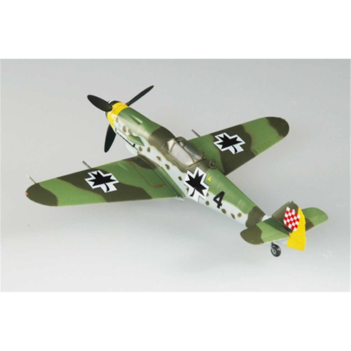 Easy Hobby 37202 1/72 Ölçek, BF-109G-10 1945 Croatia Savaş Uçağı, Sergilemeye Hazır Plastik Model