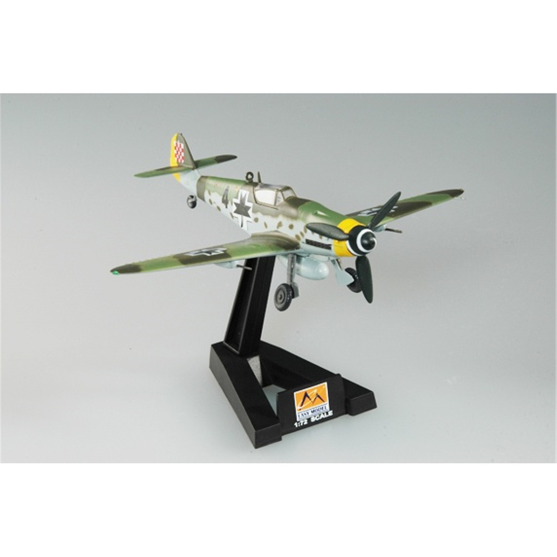 Easy Hobby 37202 1/72 Ölçek, BF-109G-10 1945 Croatia Savaş Uçağı, Sergilemeye Hazır Plastik Model