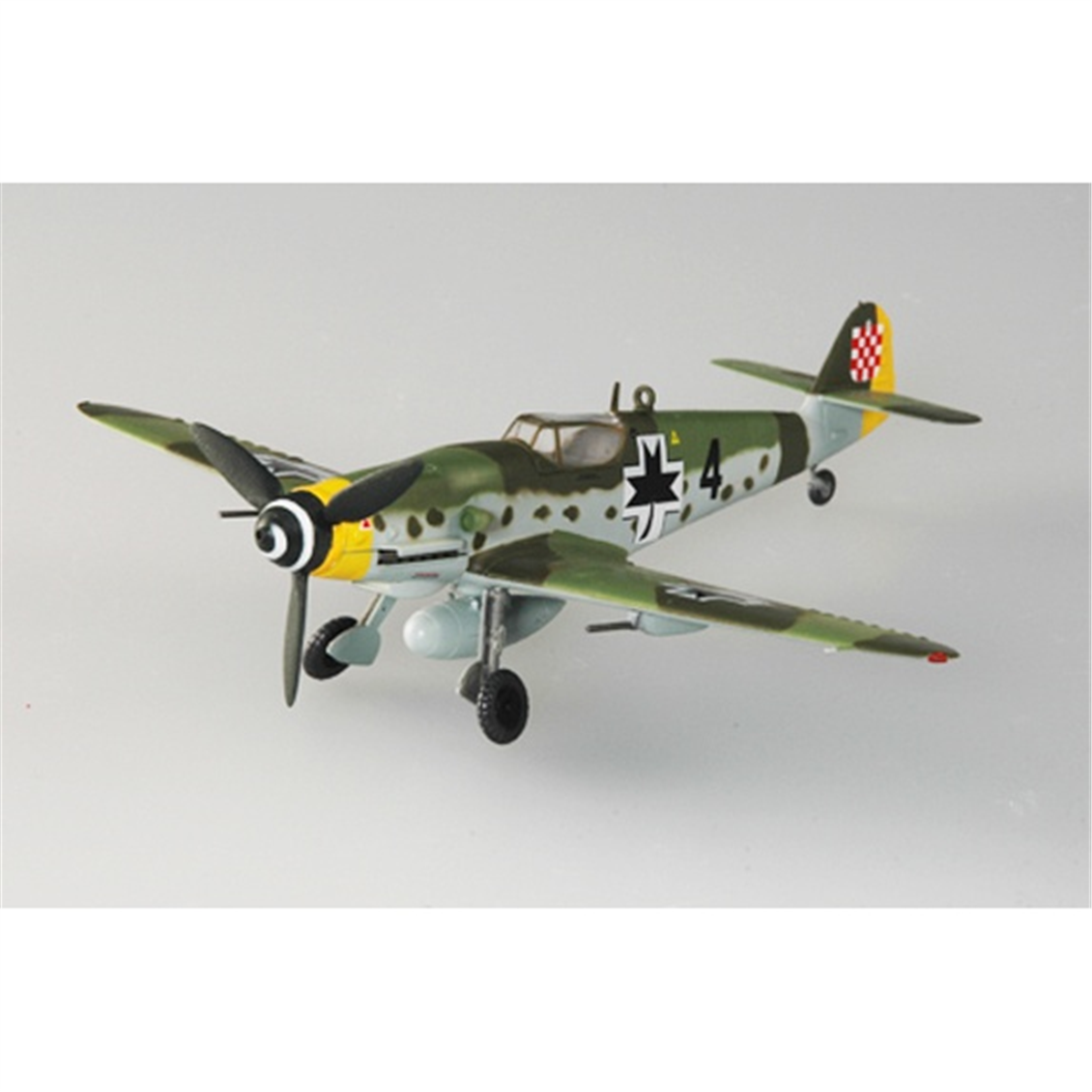 Easy Hobby 37202 1/72 Ölçek, BF-109G-10 1945 Croatia Savaş Uçağı, Sergilemeye Hazır Plastik Model