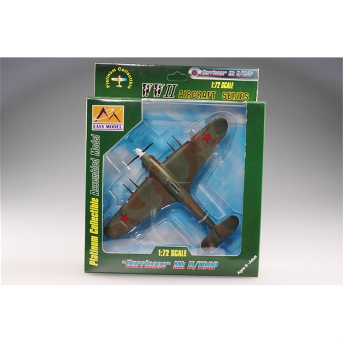 Easy Hobby 37266 1/72 Ölçek, Hurricane MKII 1941  Russia Savaş Uçağı, Sergilemeye Hazır Plastik Model