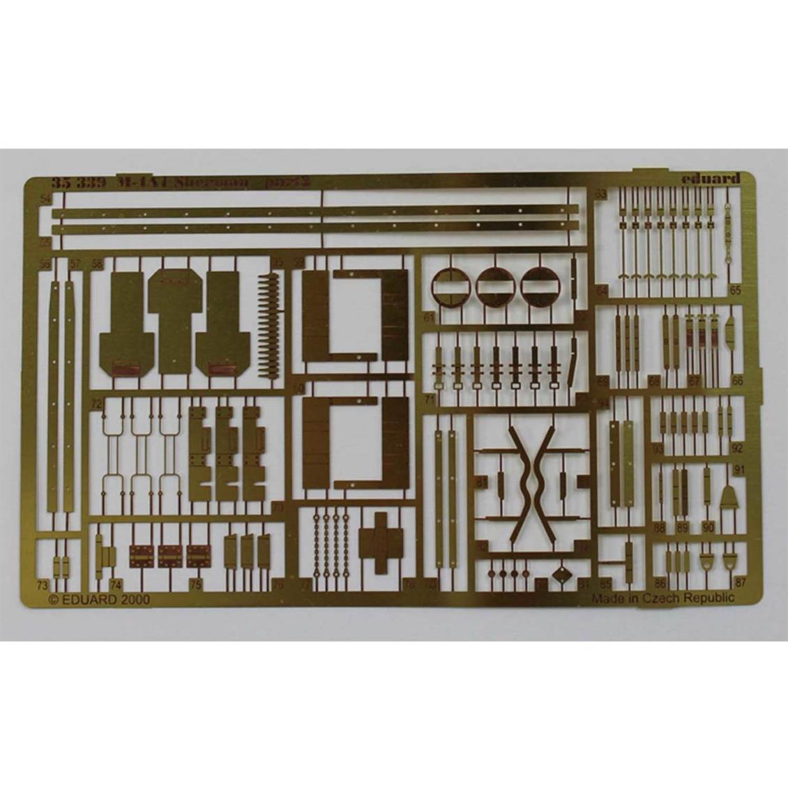 EDUARD 35339 1/35 M-4A1 Sherman FOR ITALERI Maket