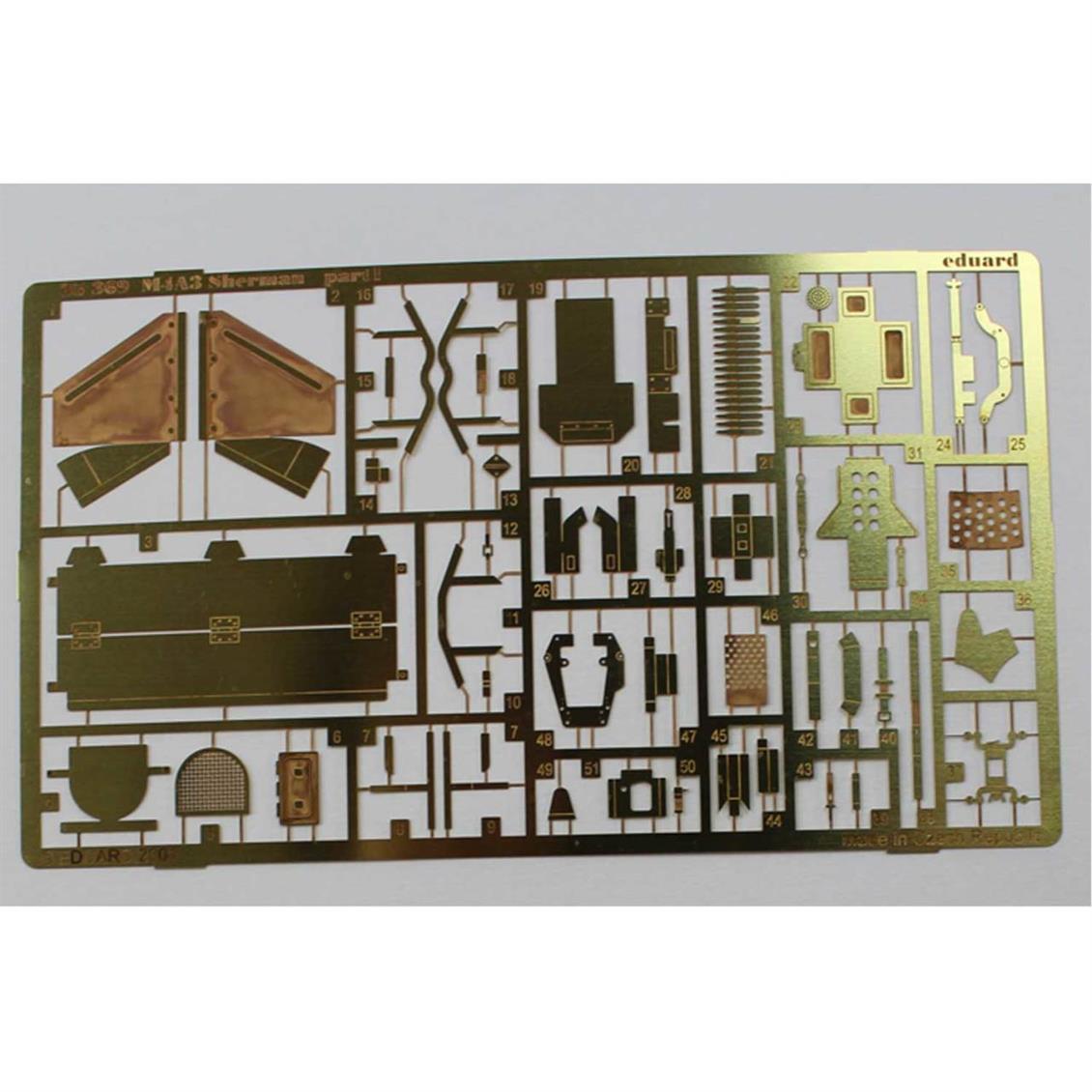 EDUARD 35369 1/35 M-4A3 Sherman FOR TAMIYA Maket D