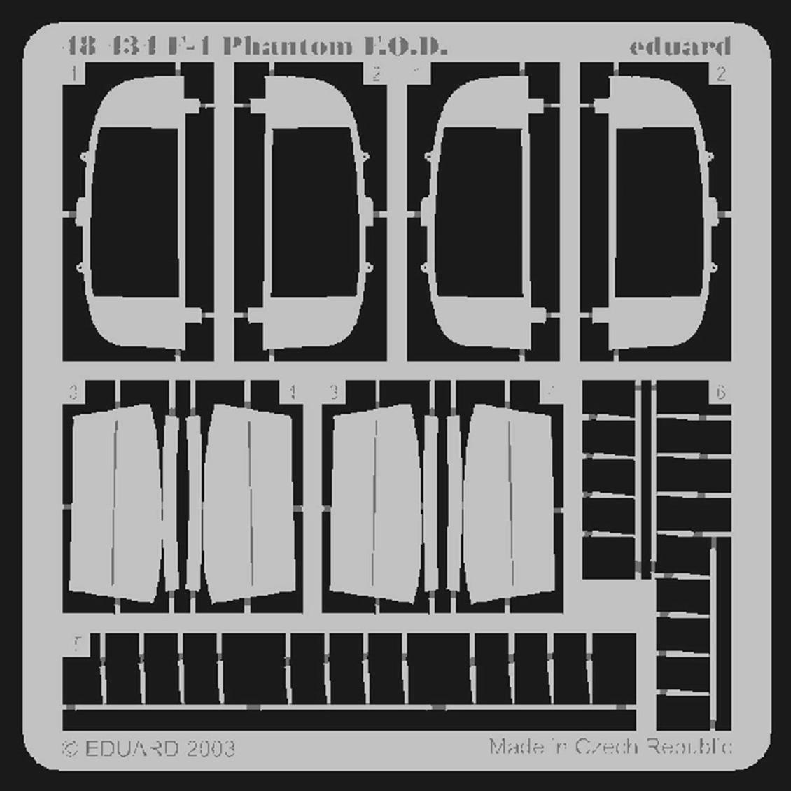EDUARD 48434 1/48 F-4 F.O.D. Maket Detay Seti