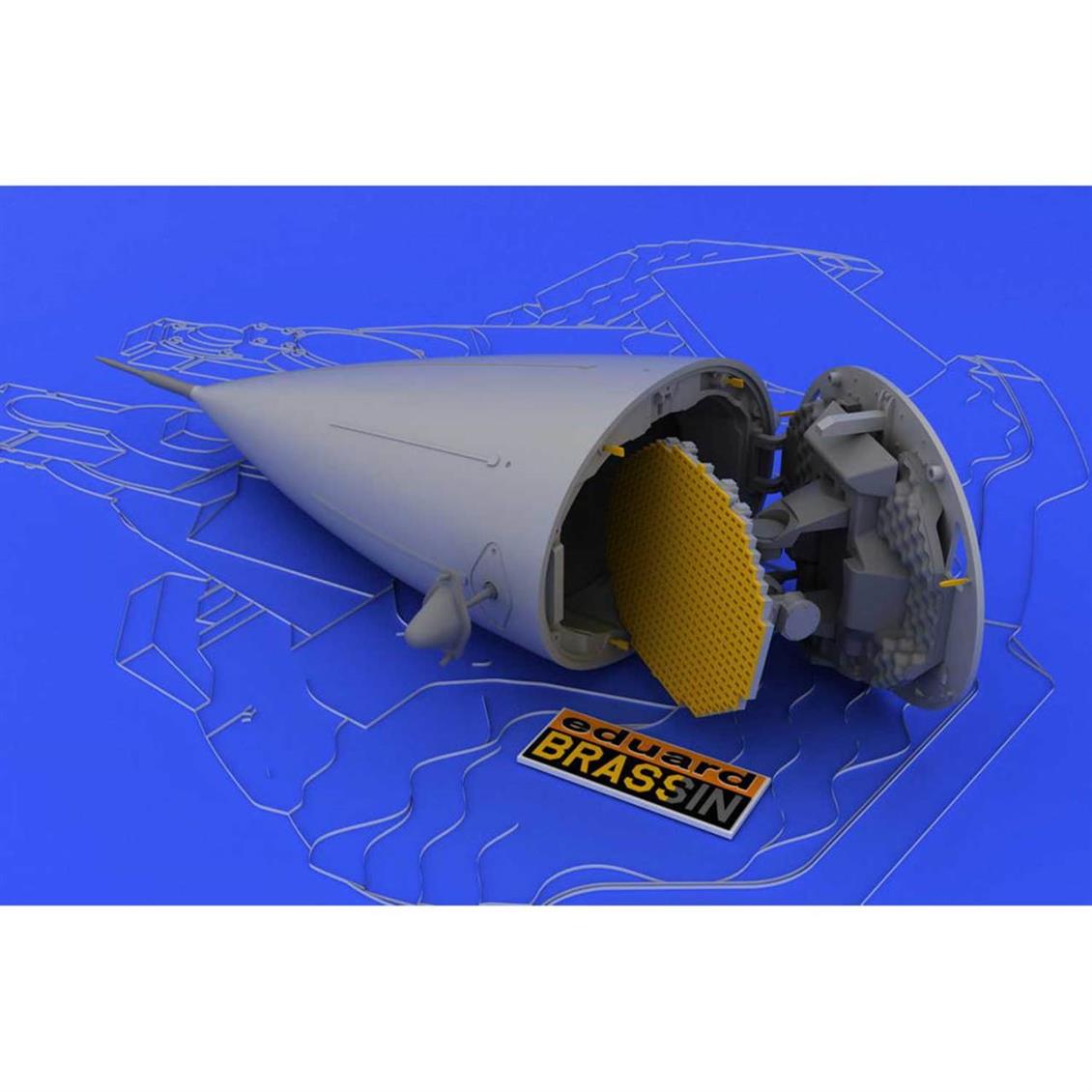 EDUARD 648033 1/48 F-16 radar late FOR TAMIYA Make