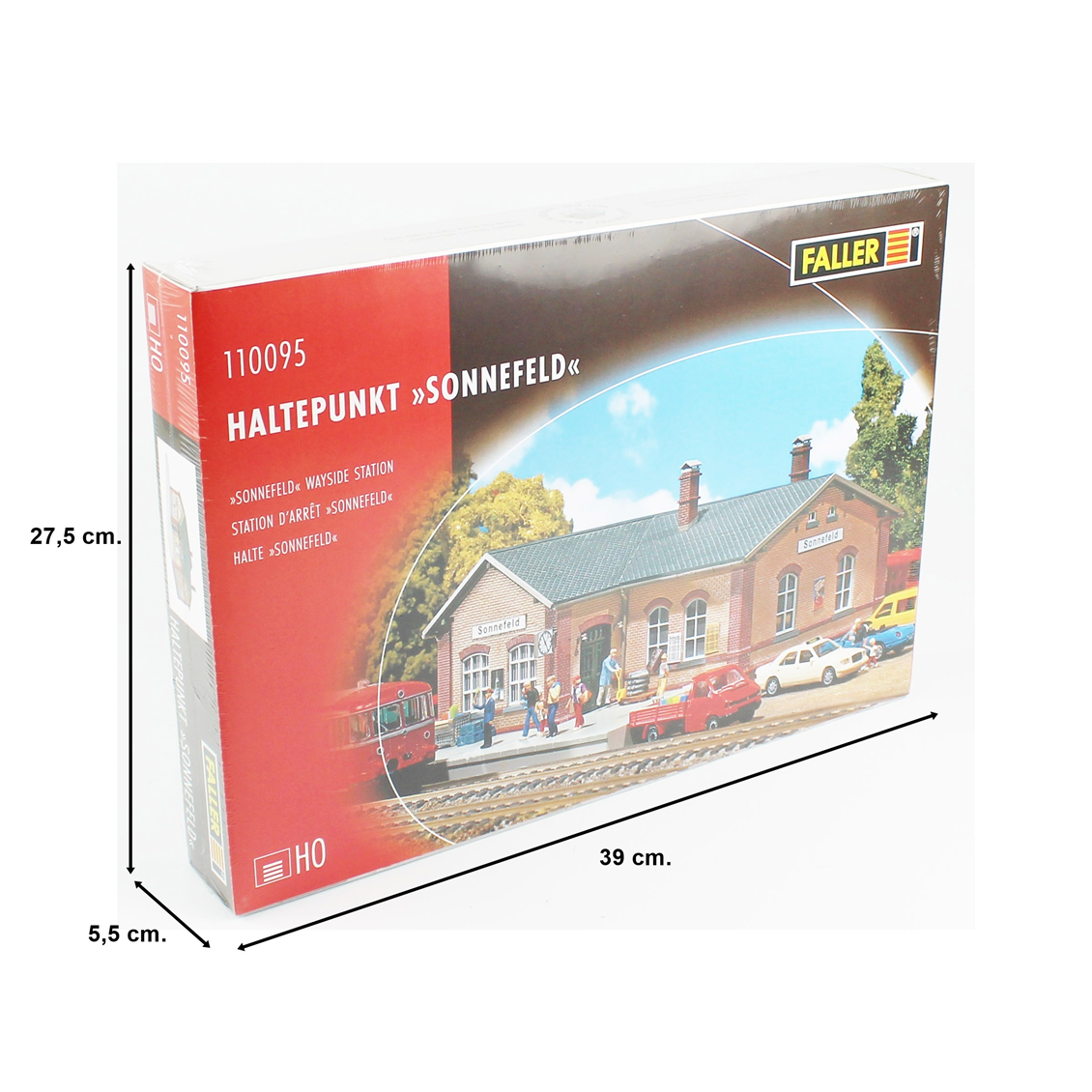 Faller 110095, Maßstab 1:87, Bahnhof Sonnefeld, Plastikmodellbausatz
