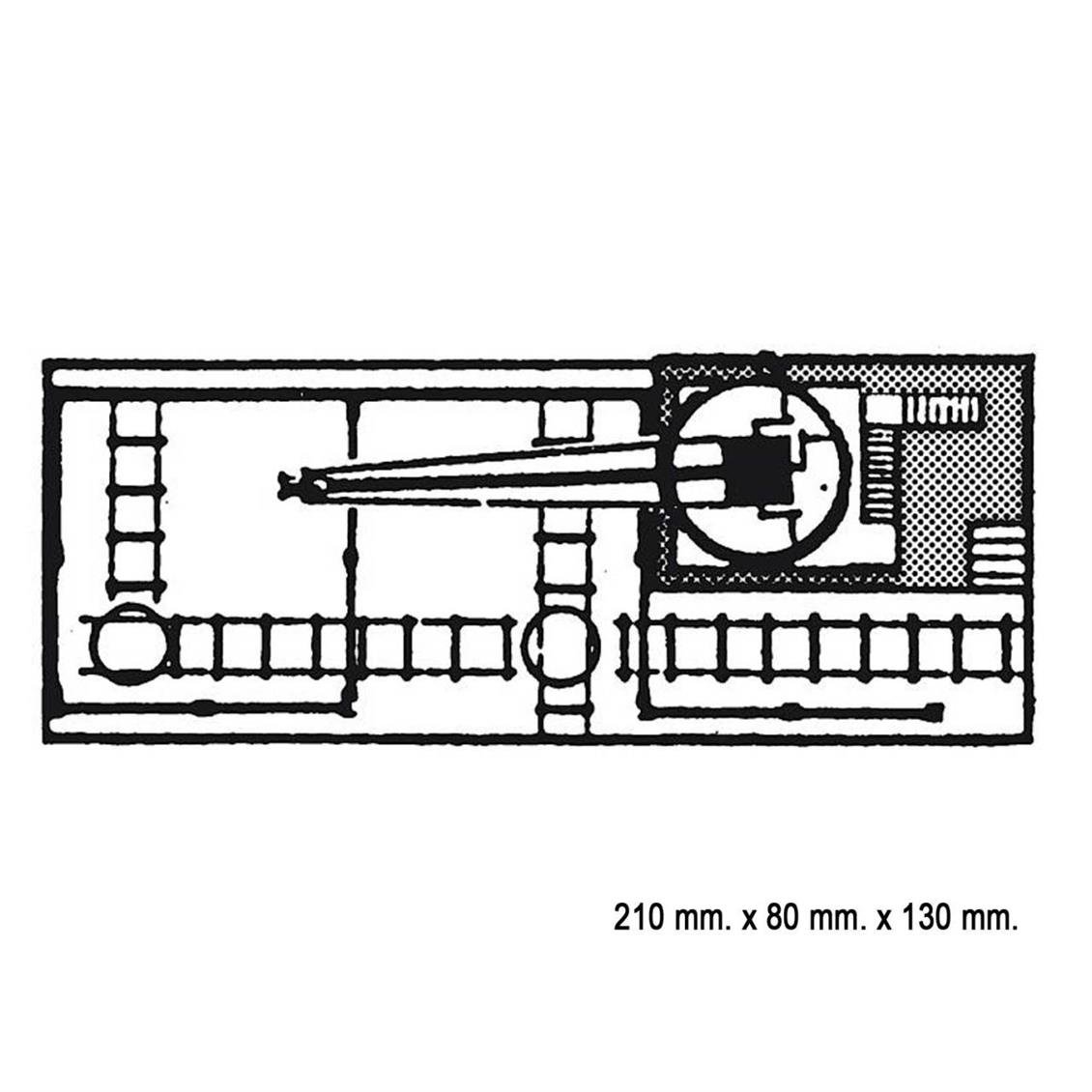 Faller 120131 1/87 Küçük Kömür İstasyonu Demonte Plastik Maketi