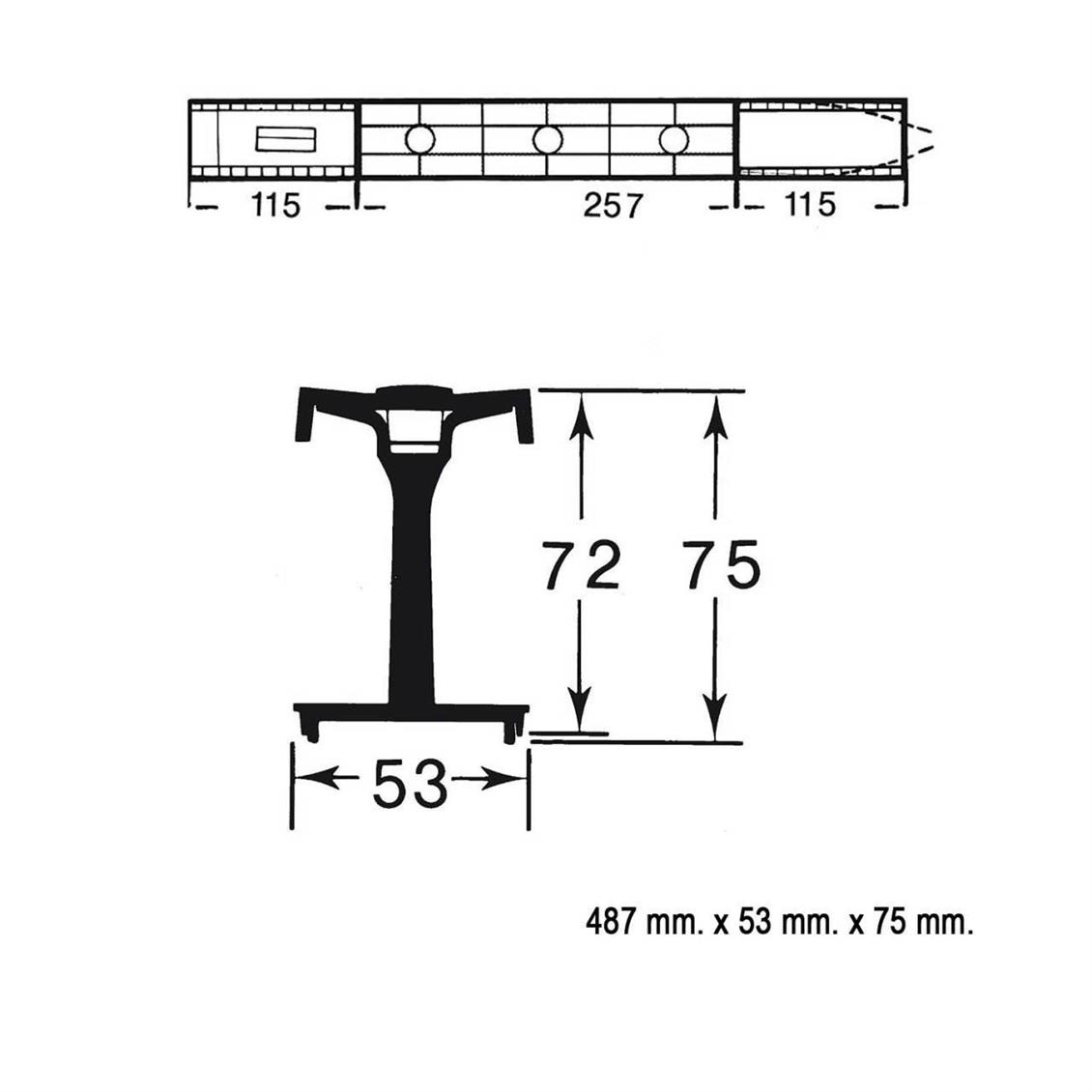 Faller 120188 1/87 Kiosklu Yolcu Platformu Demonte Plastik Maketi