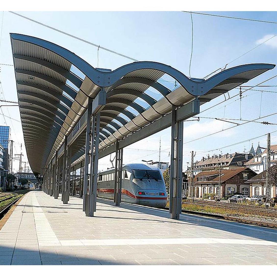 Faller 120193 1/87 ICE Yolcu Peronları Demonte Plastik Maketi