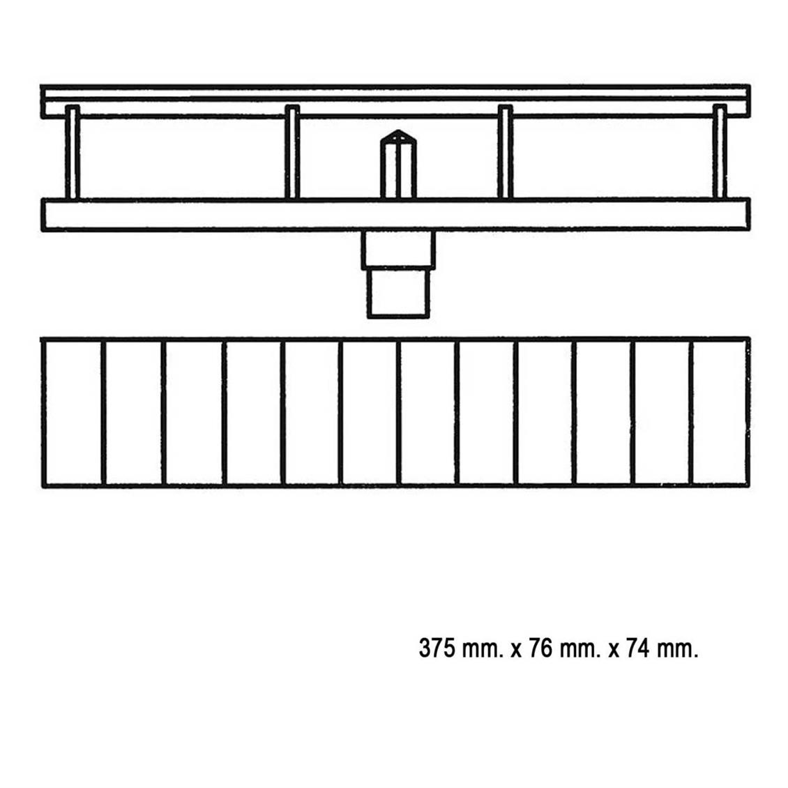 Faller 120200 1/87 Hareket Mekanizmalı, Motorlu Peron Demonte Plastik Maketi