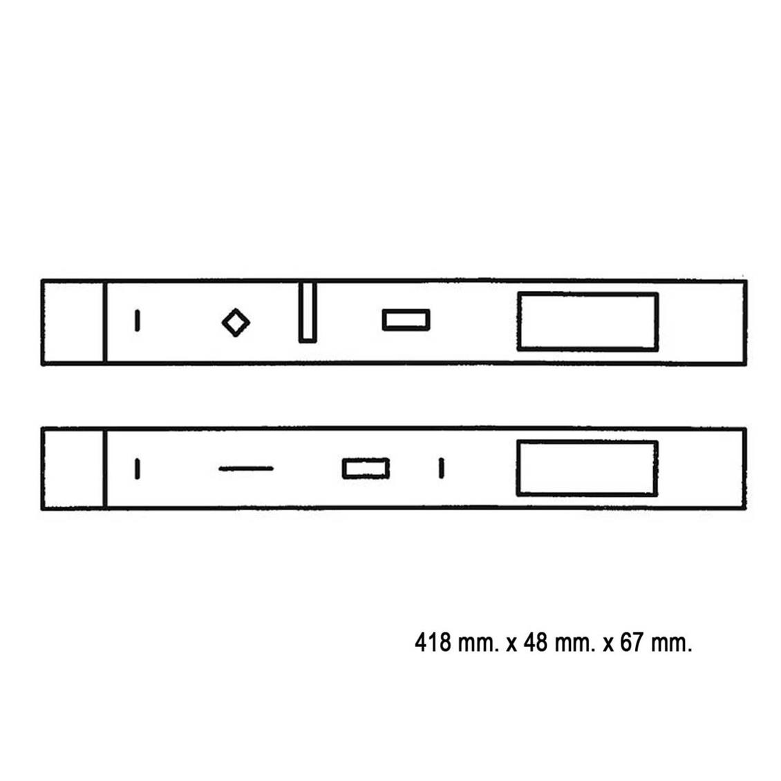 Faller 120203 1/87 İlave Peron Demonte Plastik Maketi