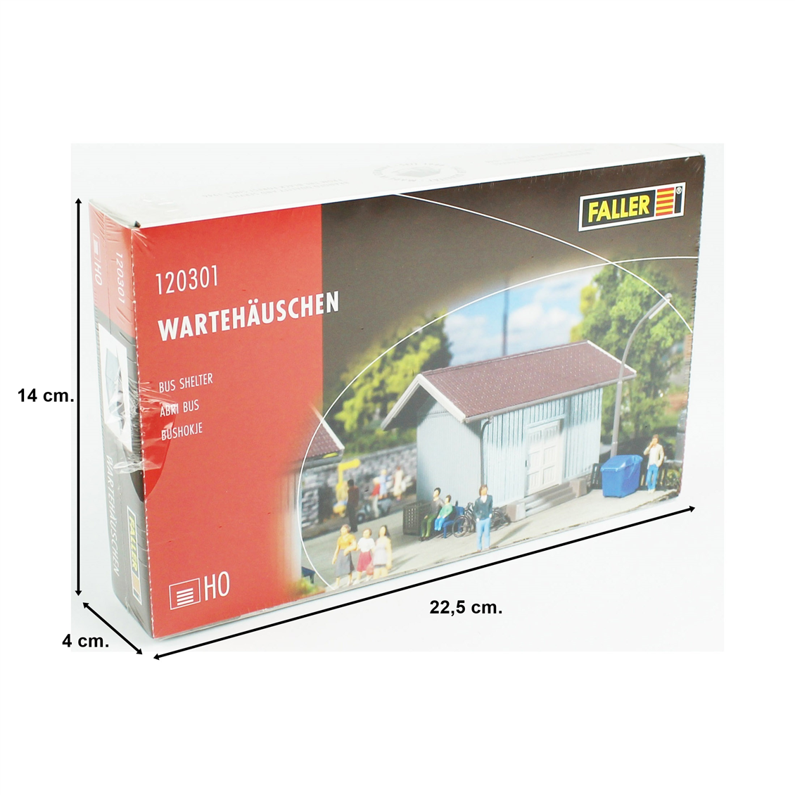Faller 120301 1/87 Ölçek, Otobüs Durağı, Plastik model Kiti