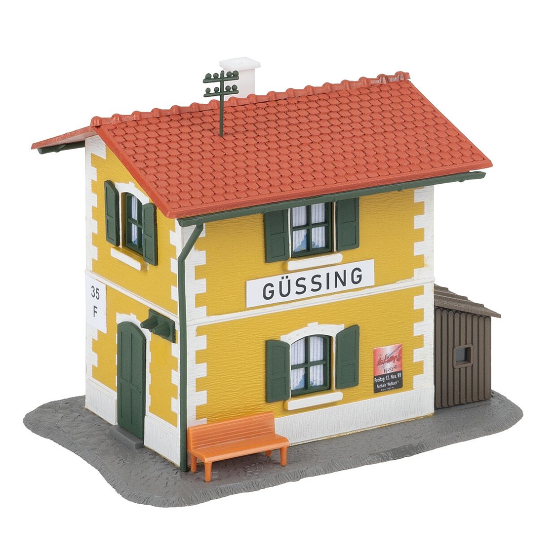 Faller 120305 1/87 Ölçek, Güssing Bekçi Evi, Plastik Model Kiti