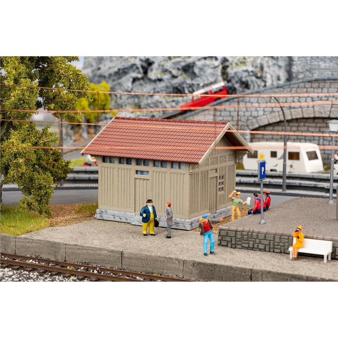 Faller 120307 1/87 Ölçek, Umumi Tuvalet, Plastik Model Kiti