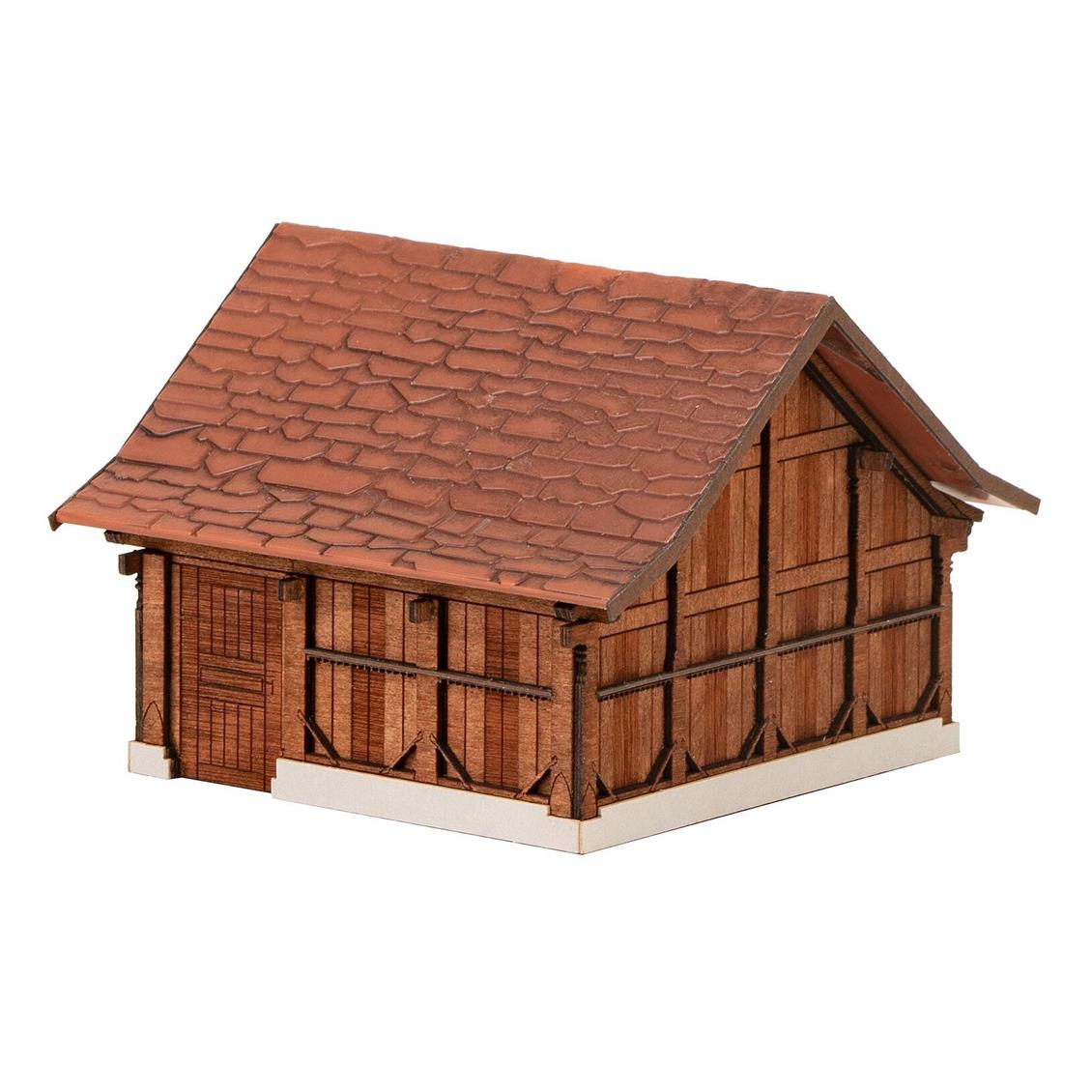 Faller 120308 1/87 Ölçek, Ahşap Umumi Tuvalet, Plastik Model Kiti