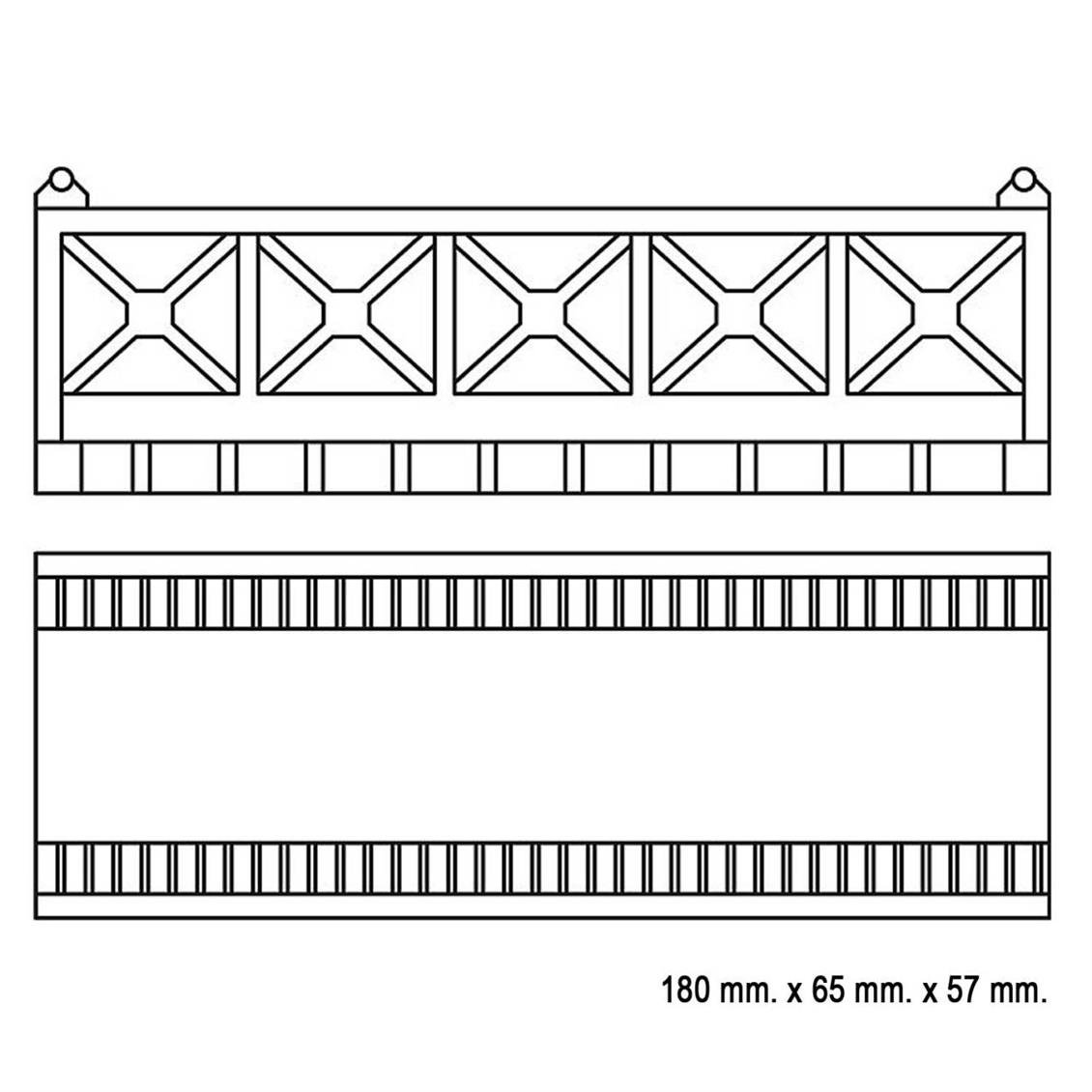 Faller 120534 1/87 Kemerli Çelik Köprü Demonte Plastik Maketi