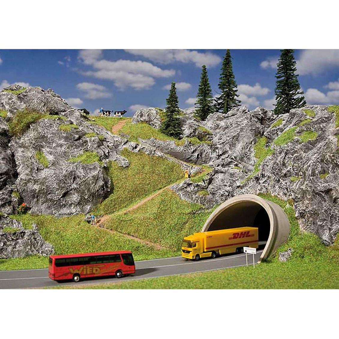 Faller 120562 1/87 Tünel Giriş / Çıkış Portali Demonte Plastik Maketi