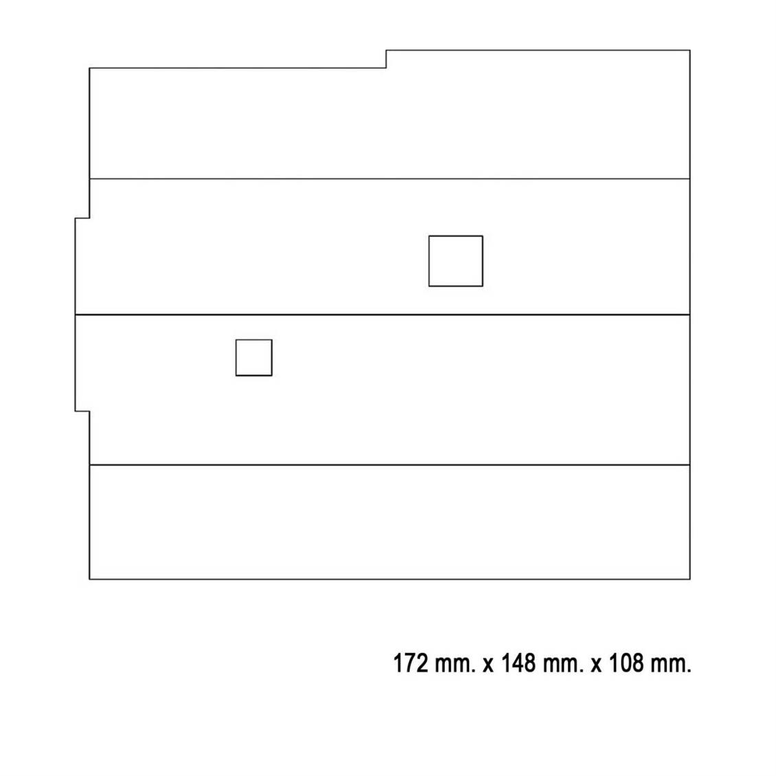 Faller 130162 1/87 İtfaiye Evi Demonte Plastik Maketi