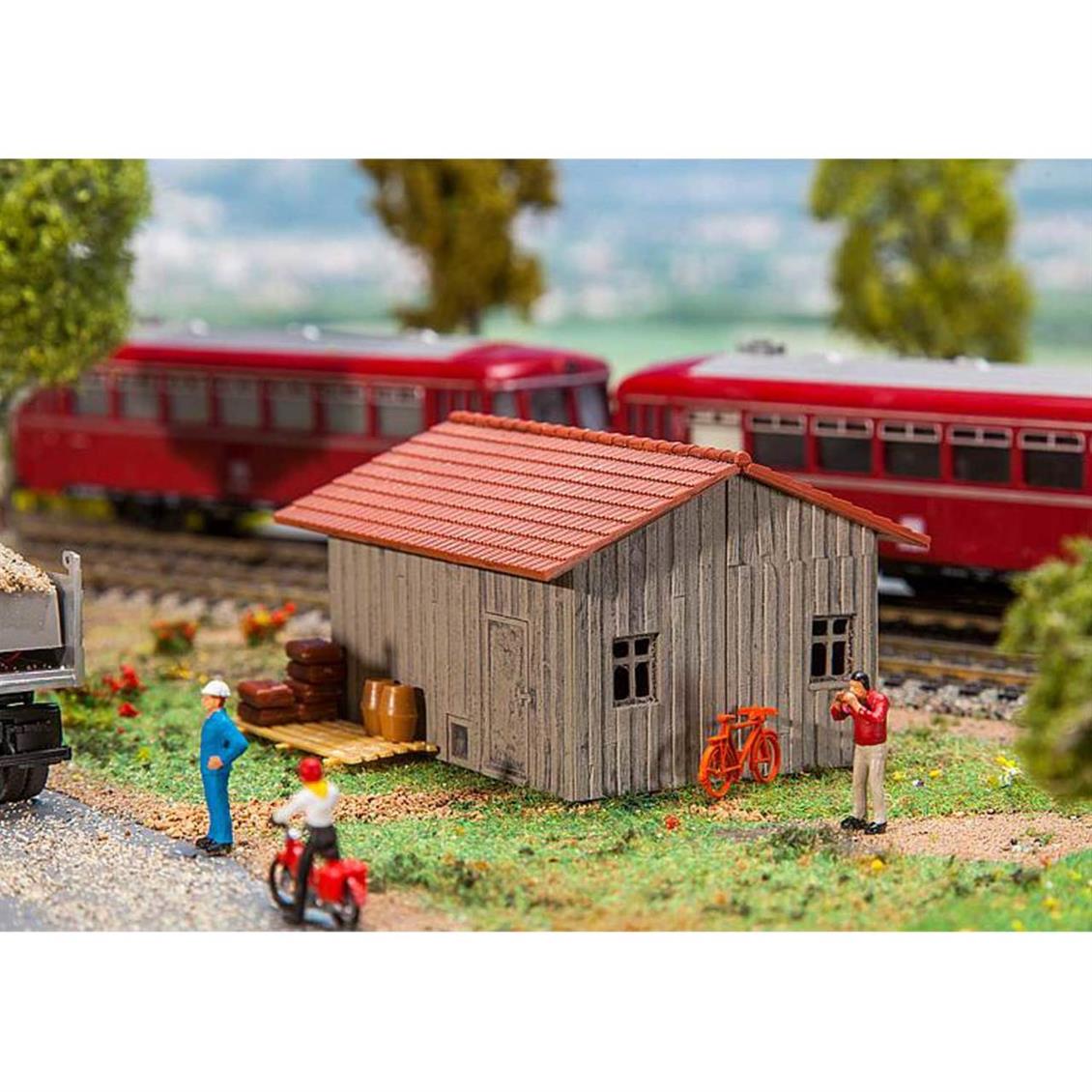 Faller 130185 1/87 Ahşap Durak Demonte Plastik Maketi