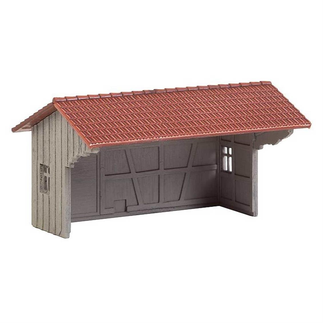 Faller 130185 1/87 Ahşap Durak Demonte Plastik Maketi