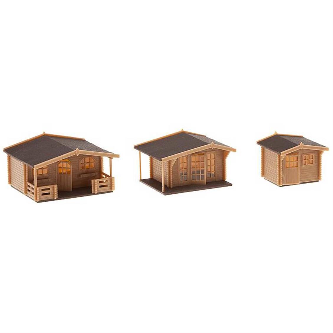 Faller 130208 1/87 Bungalow ( 3 adet ) Demonte Plastik Maketi