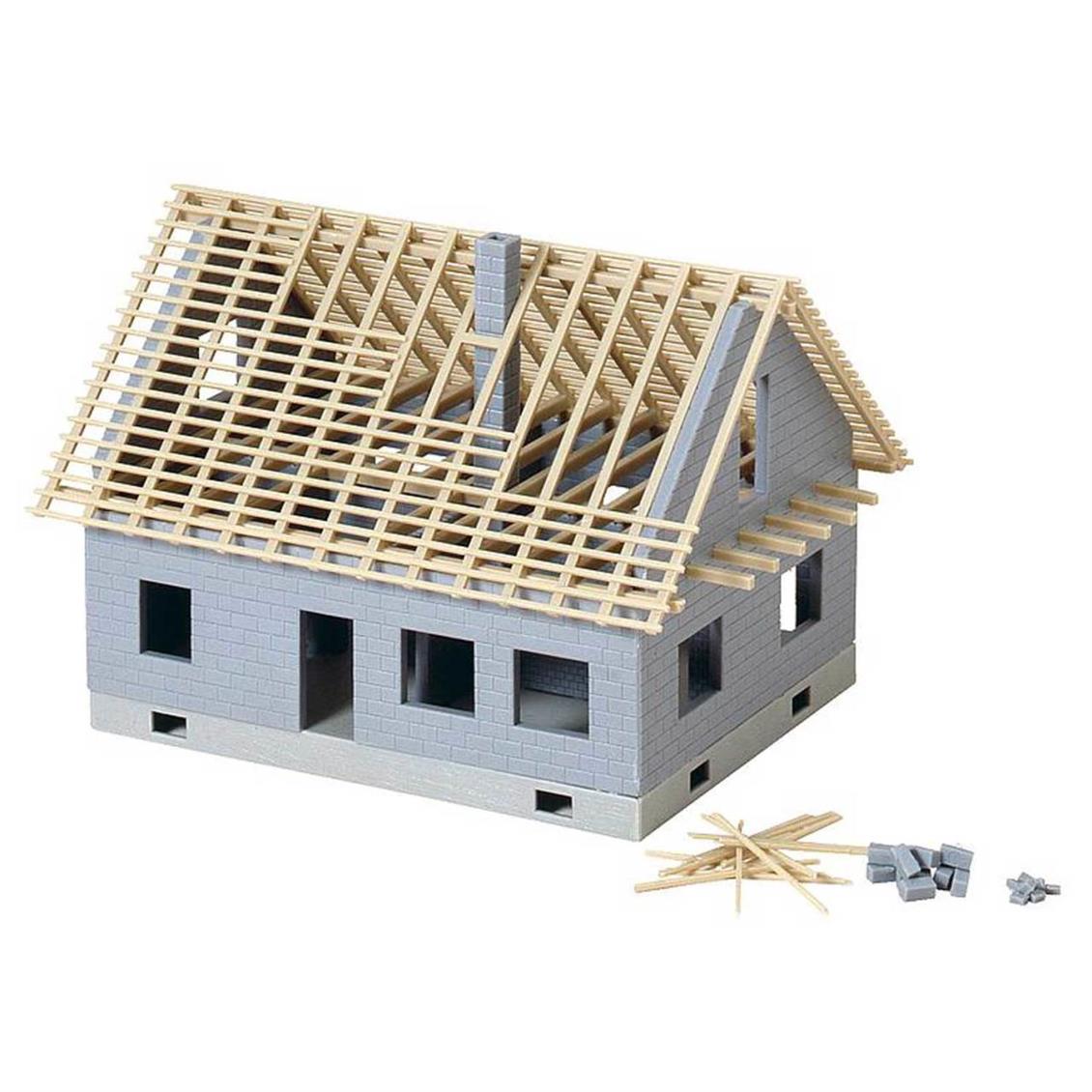 Faller 130303 1/87 İnşaat Halindeki Ev  Demonte Plastik Maketi